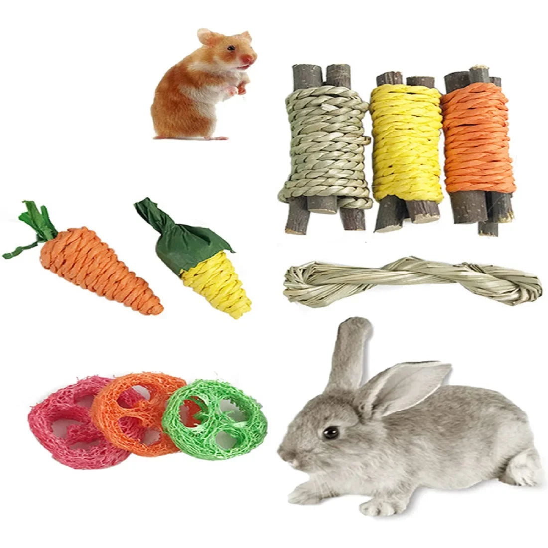 Pet Rabbit Guinea Pig Dragon Cat Fun Toy - ProPawPet.com