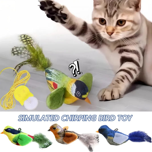 Interactive Cat Toy With Realistic Bird - ProPawPet.com