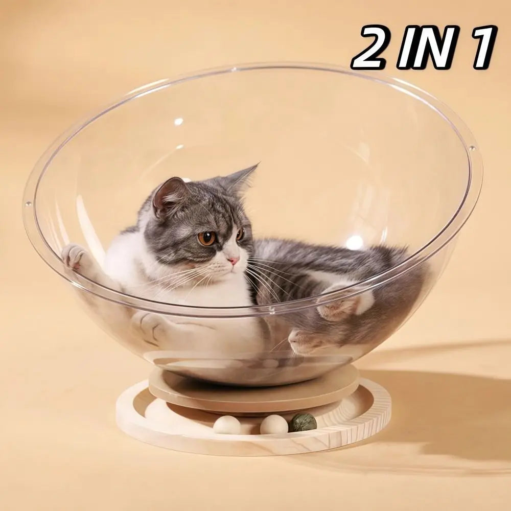 Fun S/L/XL Space Capsule Cat Bed - ProPawPet.com