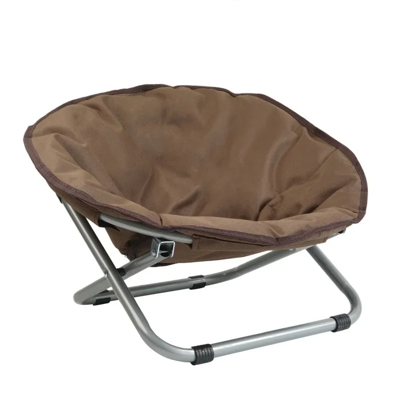 Portable Pet Moon Chair Outdoor Camping Cat & Dog Foldable Bed – 3 Colors