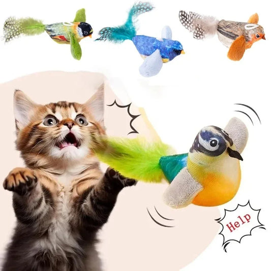 Interactive Simulation Bird Cat Toy, Plush - ProPawPet.com
