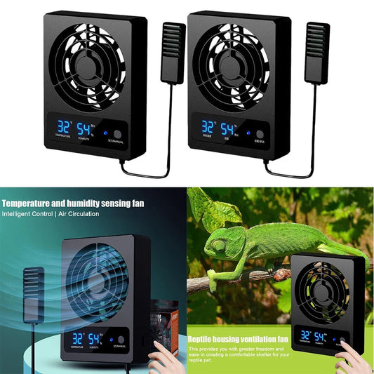 Reptile Fan Temperature Control Fan For - ProPawPet.com