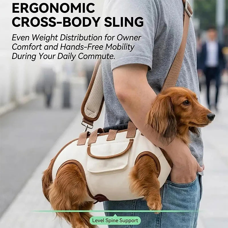 Cat Dog Sling Carrier Breathable Puppy Pouch - ProPawPet.com
