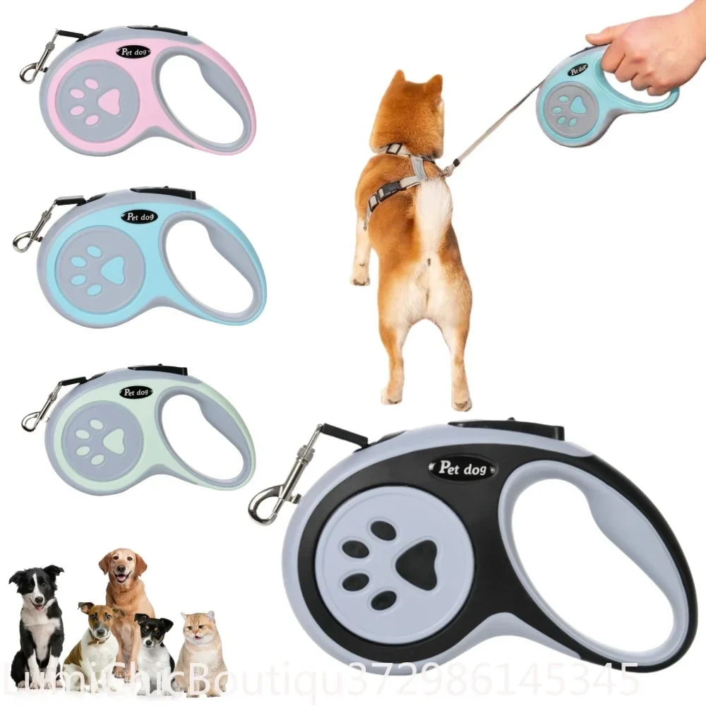 3M 5M Strong Retractable Nylon Dog Leash - ProPawPet.com