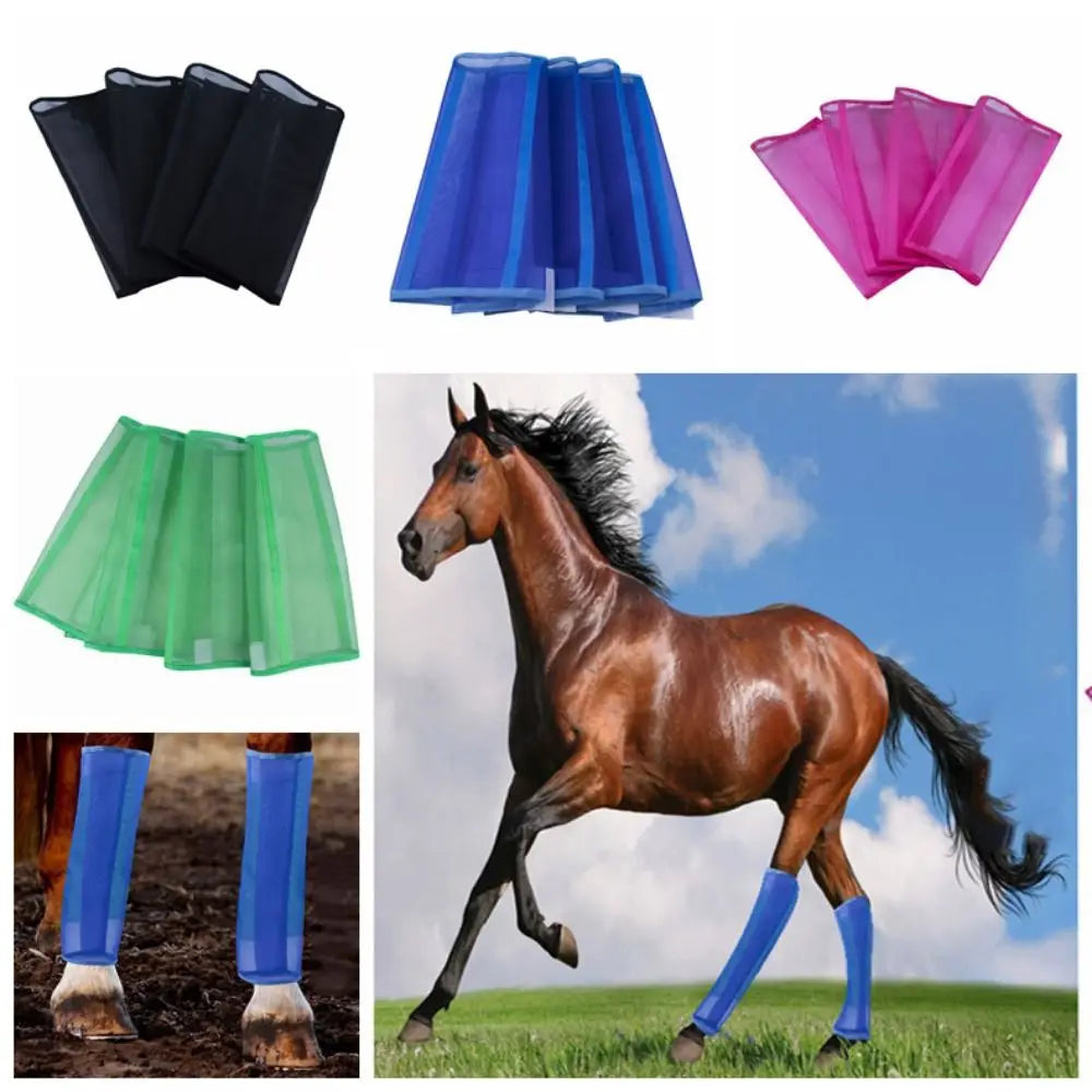 4pcs/set Breathable Fly Boots for Horses - ProPawPet.com