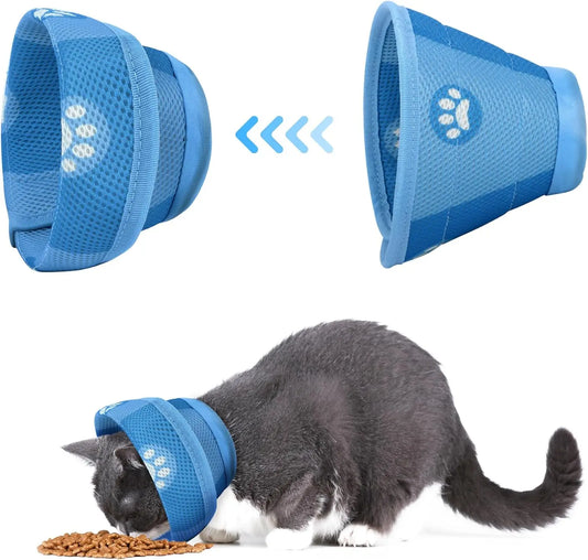 Adjustable Cat Cone Collar Soft Anti-Bite - ProPawPet.com
