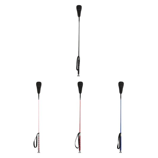 Riding Crop Rubber Whip with Wrist Strap Equestrian Training