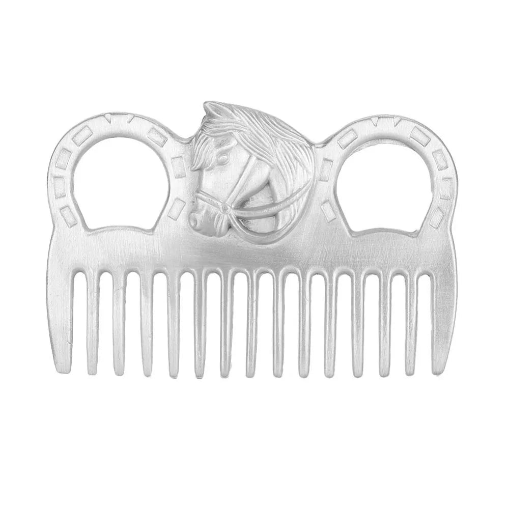 Durable Portable Metal Horse Hair Grooming Comb