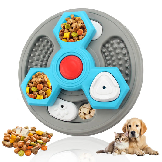 2-Layers Dog Puzzle Toys Slow Feeder Food - ProPawPet.com
