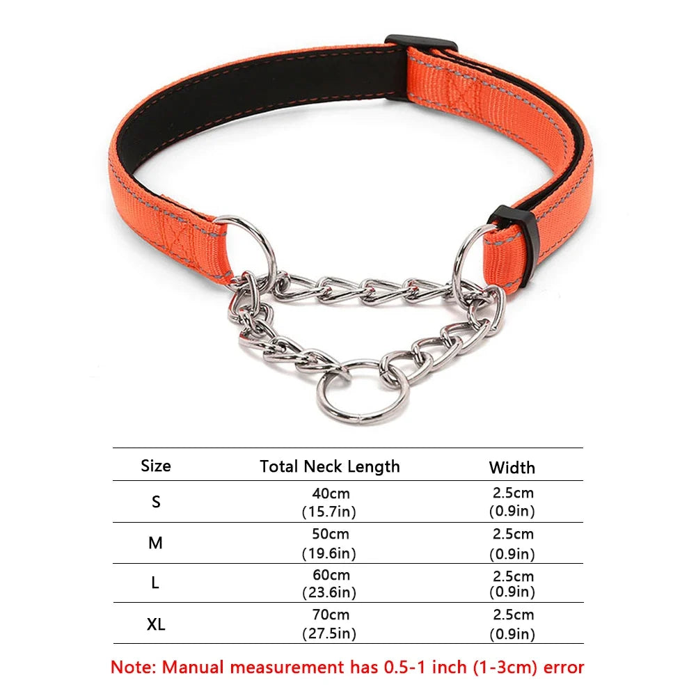 Stainless Steel Chain Martingale Collar - - ProPawPet.com
