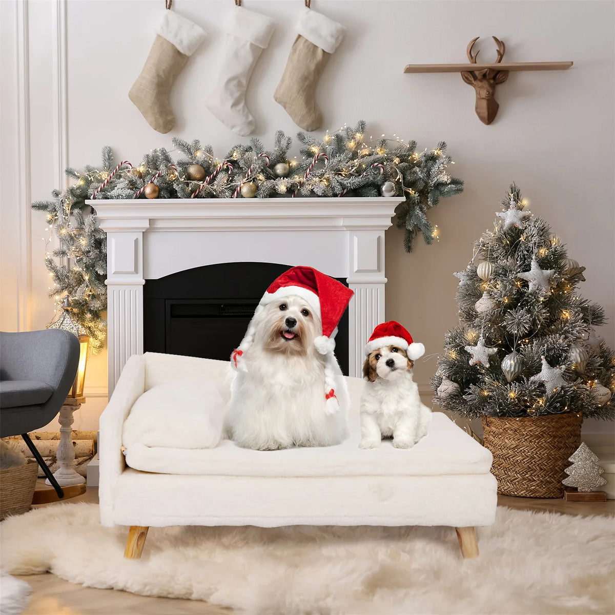 Elevated Pet Bed,Nordic Pet Stool Bed with - ProPawPet.com