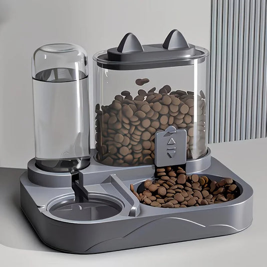 2-in-1 Large Pet Feeder & Water Dispenser, - ProPawPet.com