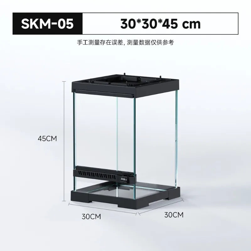 Transparent Lizard Crate Terrariums Reptile Breeding Cage – 10 Colors