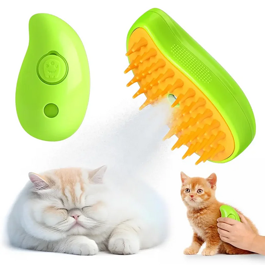 3 in 1 Dog Steamer Brush Electric Spray Cat - ProPawPet.com