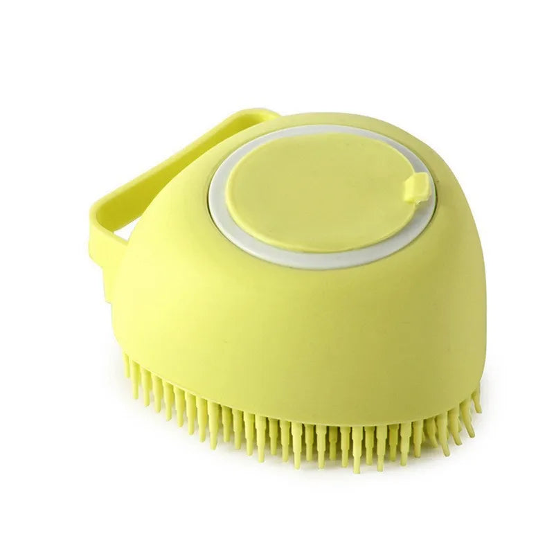 Soft Silicone Dog Bathing Grooming Brush Pet Massage Shampoo – Dog Supplies