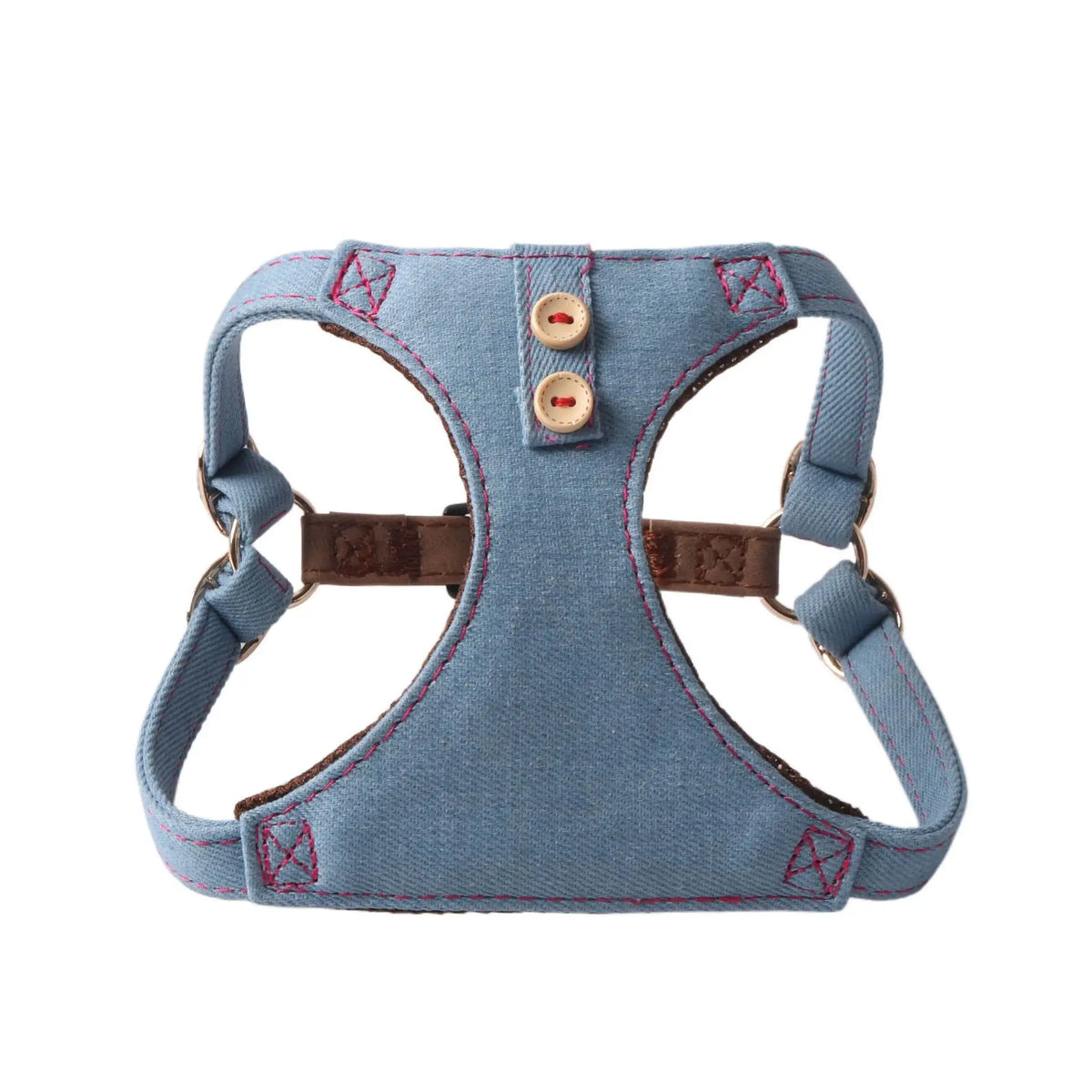 Cotton Denim Dog Harness & Pet Leash Set - - ProPawPet.com