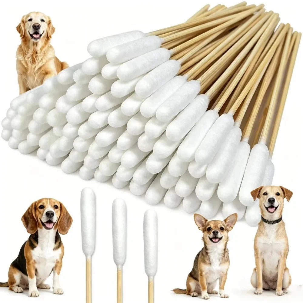 12/15cm Long Cotton Swabs ProfessionalCat - ProPawPet.com