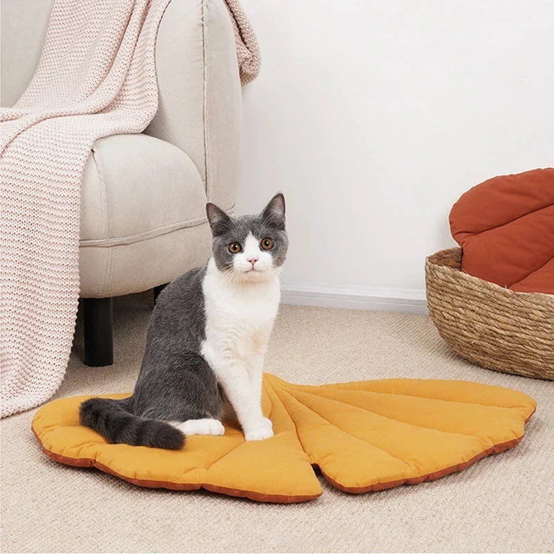 Cat Mattress Leaf Shape Cat Nest Cat and Dog - ProPawPet.com