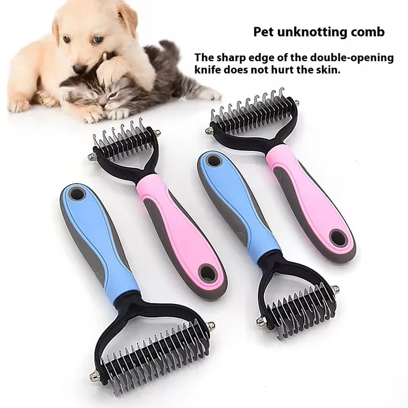 Professional Pet Deshedding Brush 2 Sided - ProPawPet.com