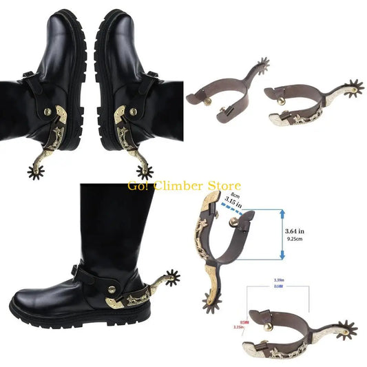 Q84C Mild Steel Horse Spur Western Cowboy - ProPawPet.com
