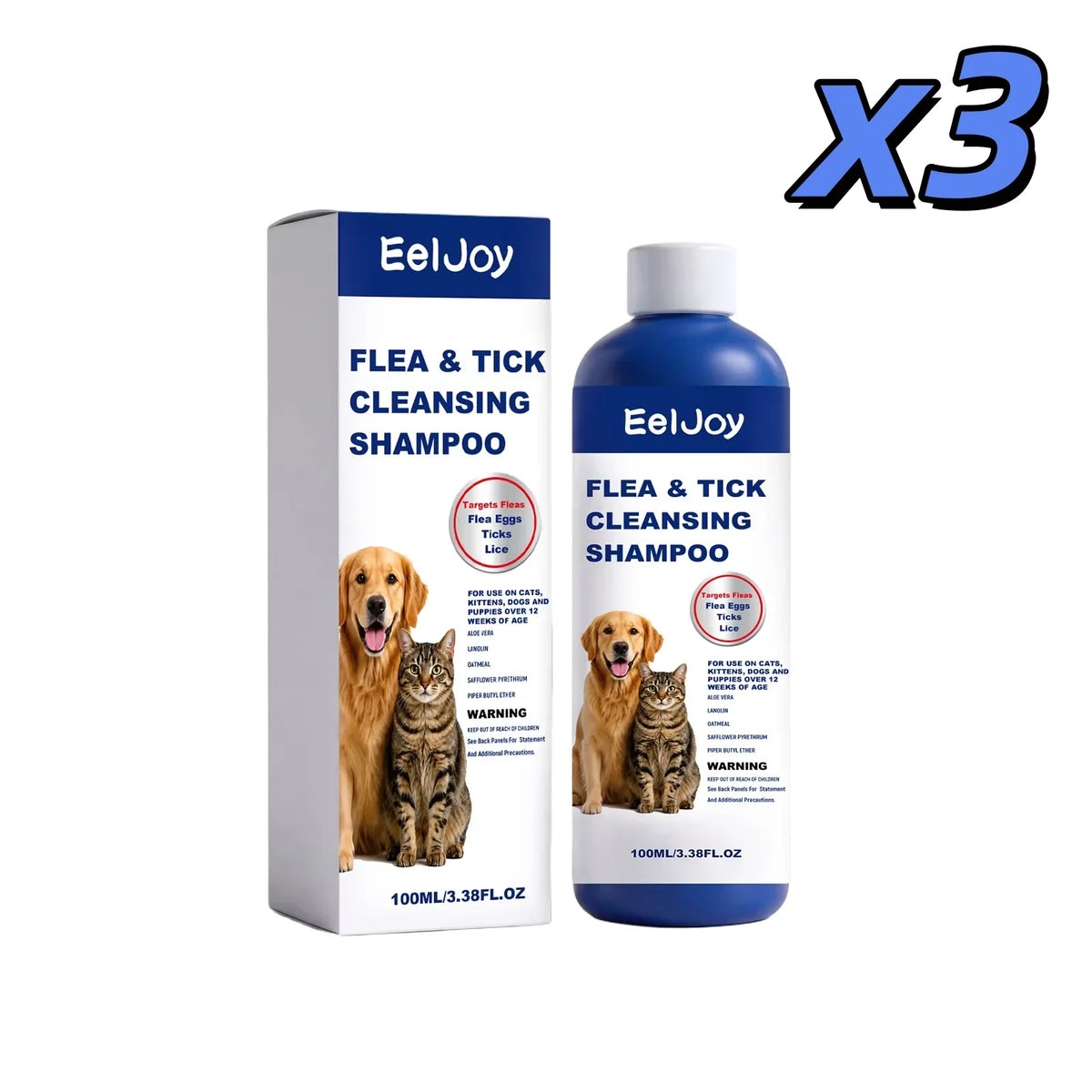 Pet Flea Tick Lice Removal Shampoo – Dog Supplies