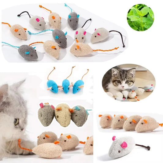 Rattle Cat Mouse Toys Also Prefilled Catnip - ProPawPet.com