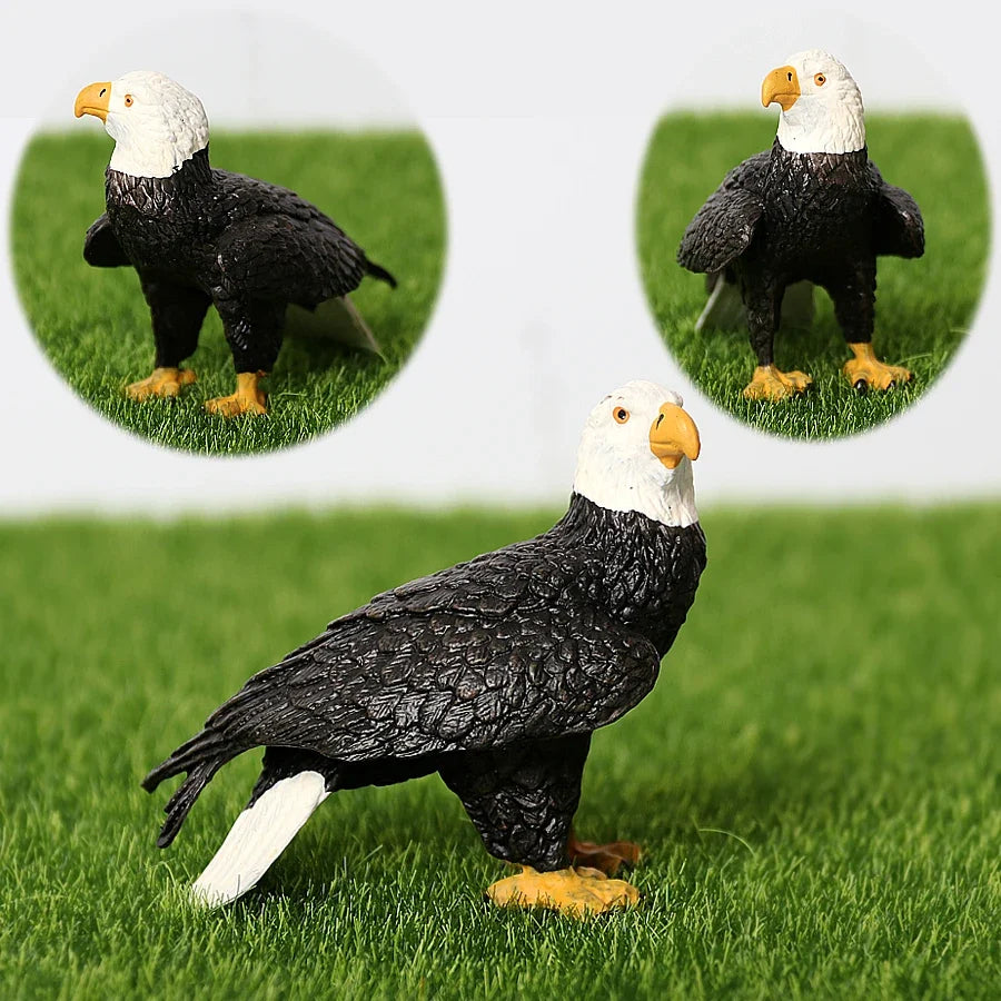 Realistic Plastic Birds of Prey Figurines - ProPawPet.com