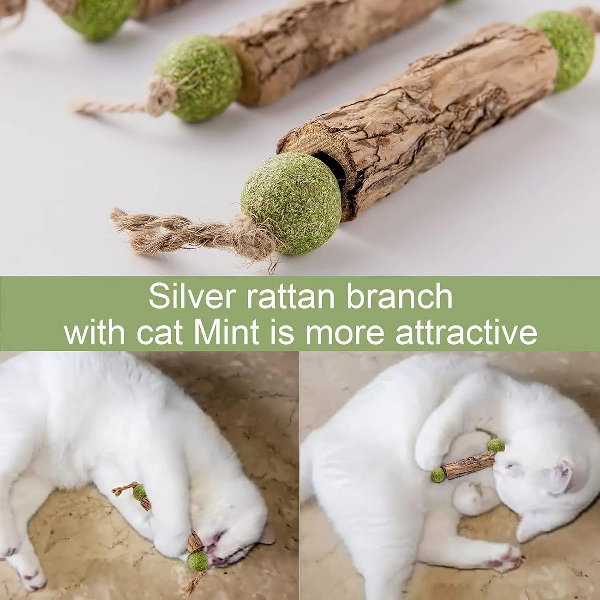 1pc Cat Cleaning Teeth Pure Natural Catnip - ProPawPet.com