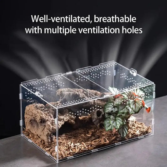 R9UF Small Pet Terrarium Acrylic Reptiles - ProPawPet.com