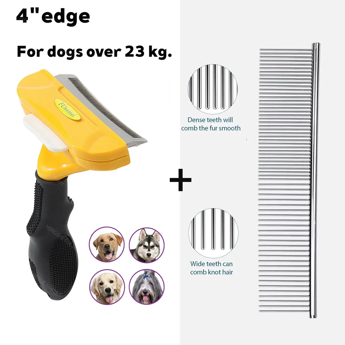 Cat Hair Removal Comb Grooming Brush