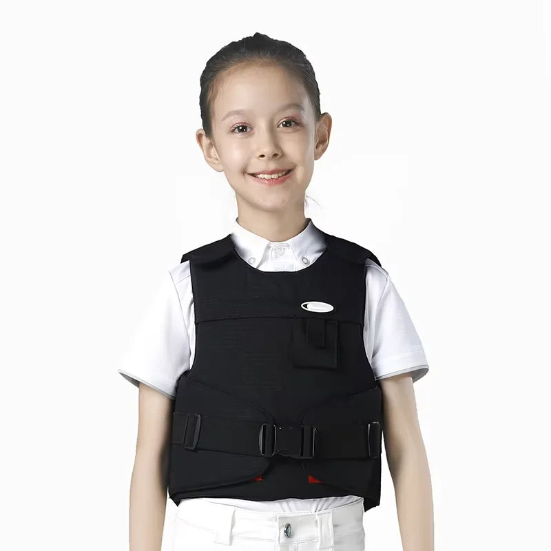 Child Equestrian Vest Kid Equine Bady Protector Boy Riding – 3 Sizes