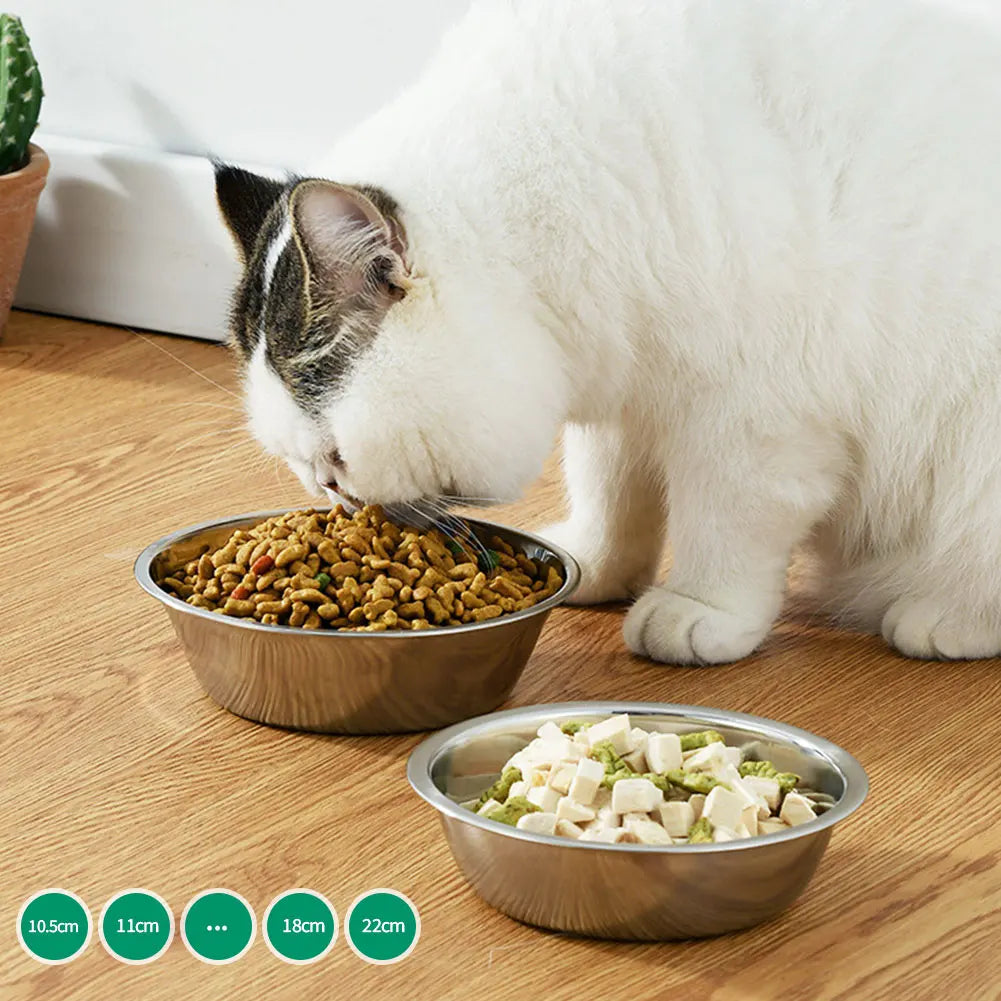 Large Capacity Dog Bowl Stainless Steel Pet - ProPawPet.com