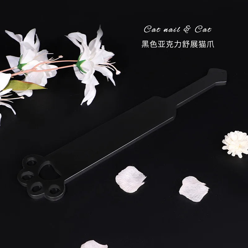 40cm Acrylic Cat Paw Whip Spanking Paddle Fo Equestrian Riding – 2 Colors
