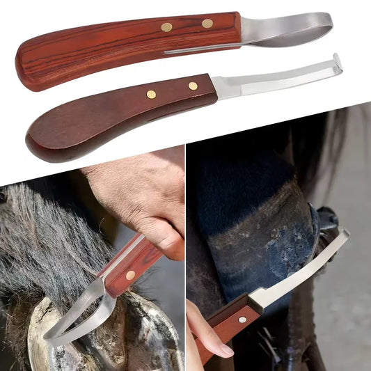 2 Pcs Horseshoe Knife With Wooden Handle - ProPawPet.com