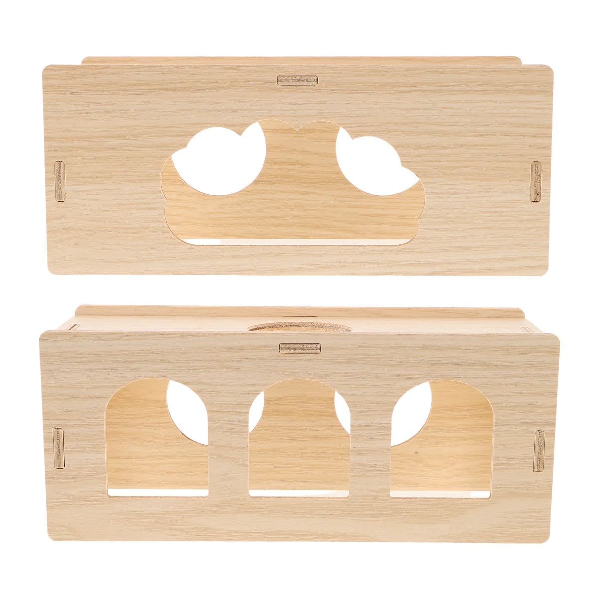 2Pcs Hamster Wooden Tunnel Chamber Creative - ProPawPet.com
