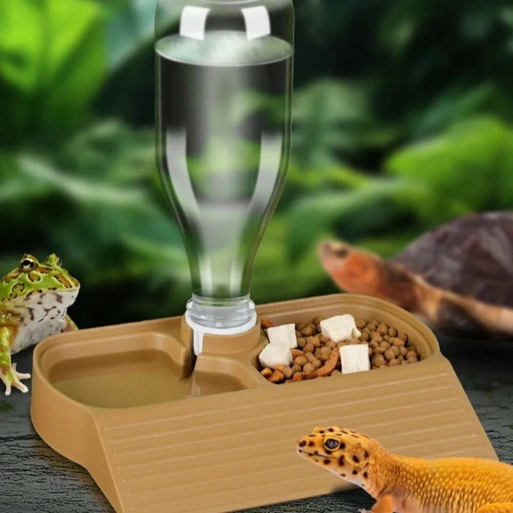 2 in 1 Reptile Feeder Station Automatic Fill - ProPawPet.com