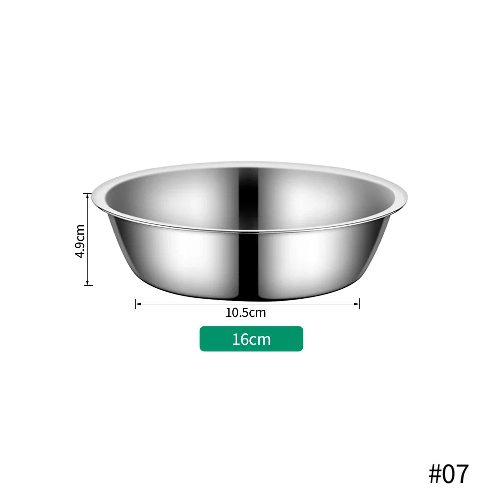 Durable Large Capacity Dog Bowl Stainless Steel Pet Feeding – Dog Supplies