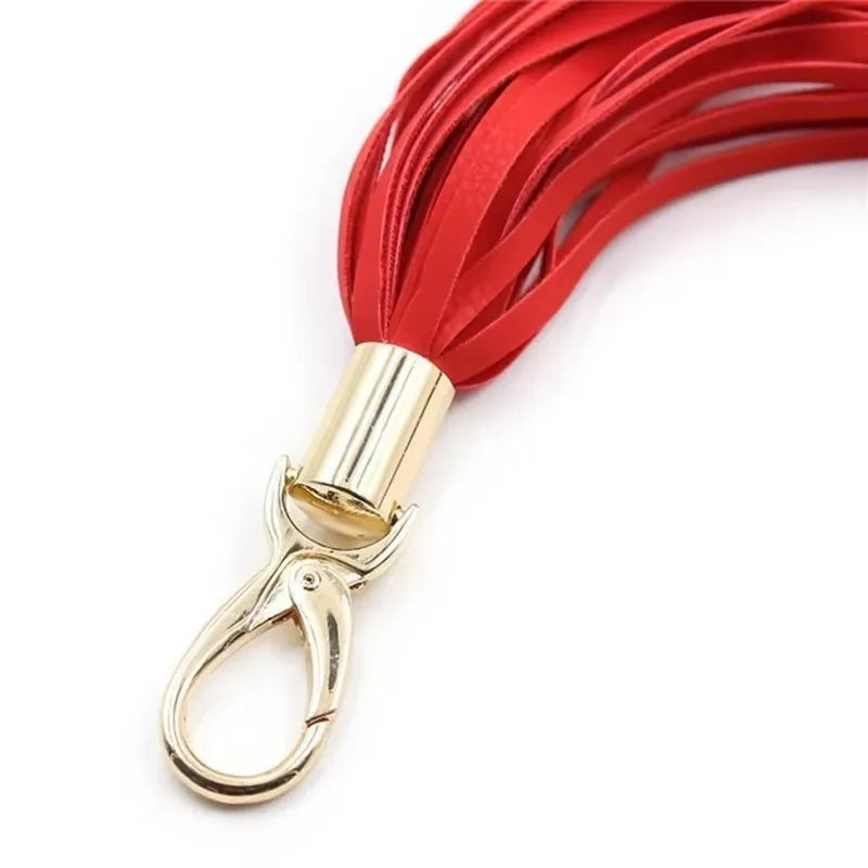 29CM PU Leather Horse Whip Tassel Stainless - ProPawPet.com