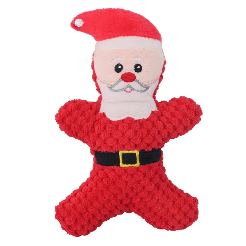 Pet Dog Plush Noise Chewing Toy Santa Elk - ProPawPet.com