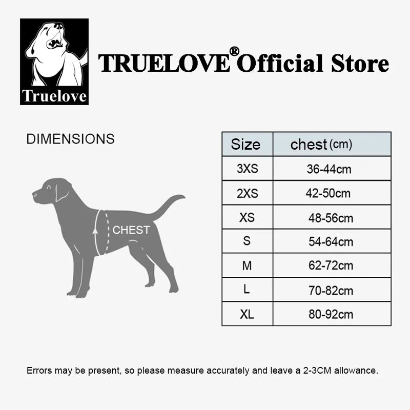 Truelove Floral Printing Mesh Padded Harness - ProPawPet.com