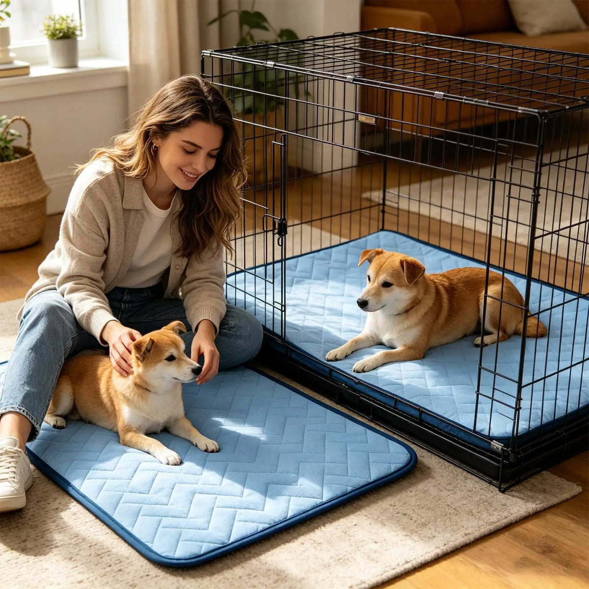 Ice Silk Cooling Mat for Dogs Breathable Pet - ProPawPet.com