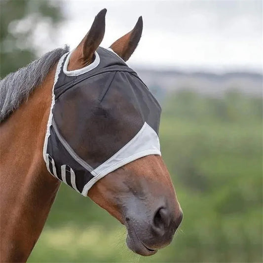 Adjustable Breathable Horse Fly Mask - ProPawPet.com