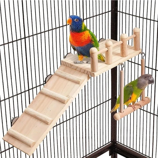 Bird Perches Platform Swing Climbing Ladder - ProPawPet.com