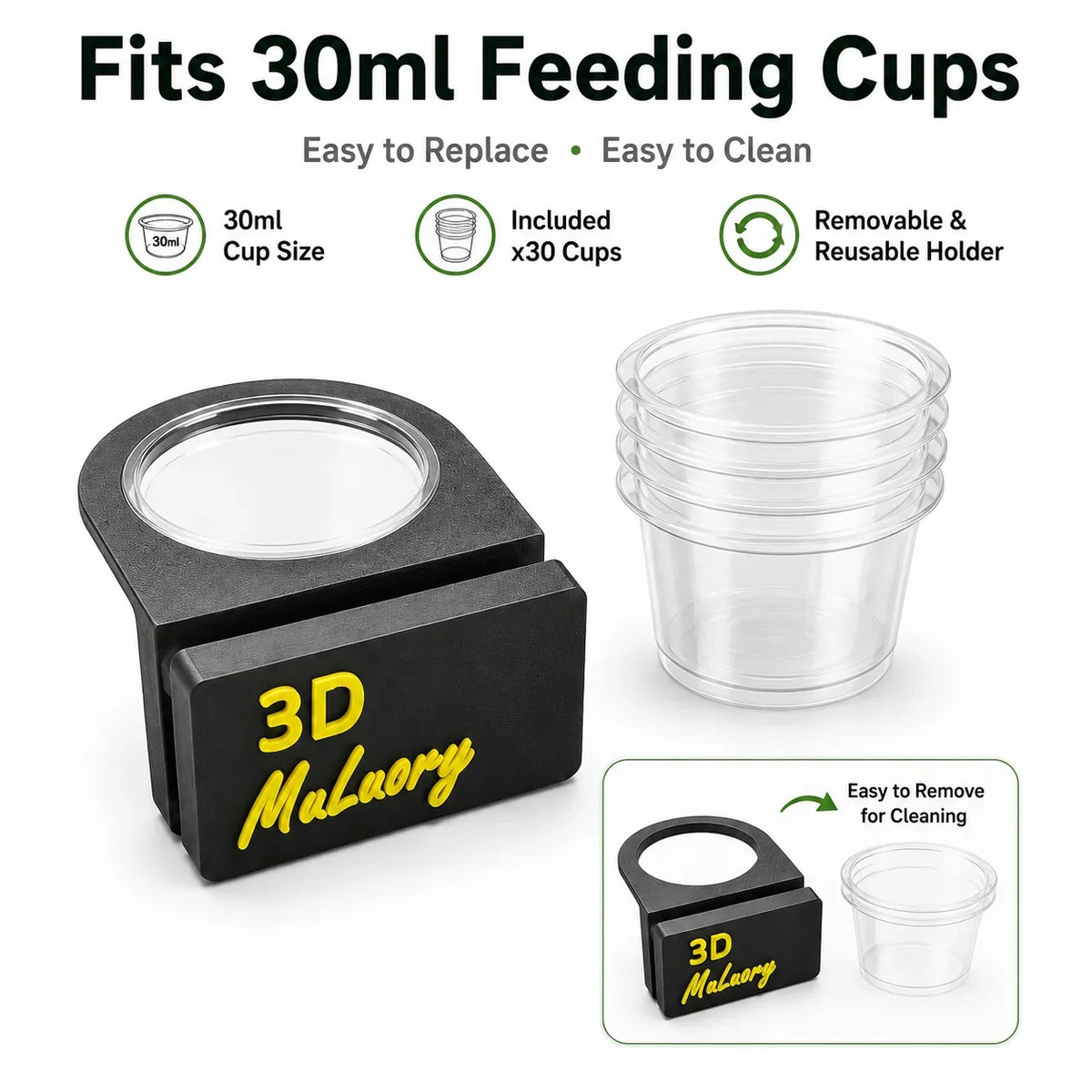 Magnetic Reptile Feeding Cup Holder Wall - ProPawPet.com