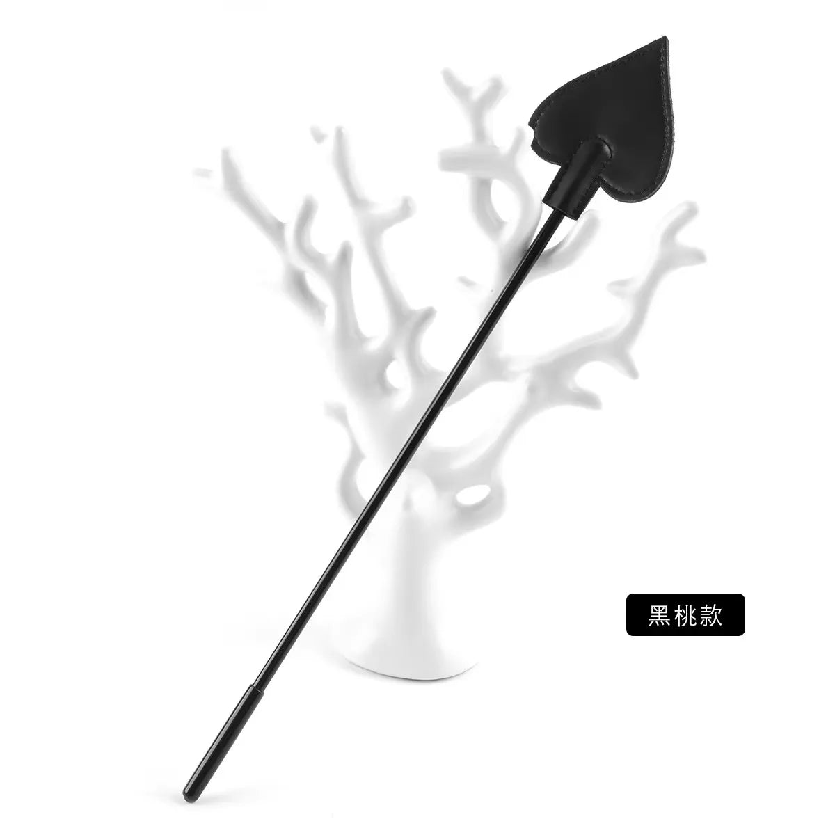 40cm Resin Handle PU Leather Riding Paddles Horse Whip – 5 Colors