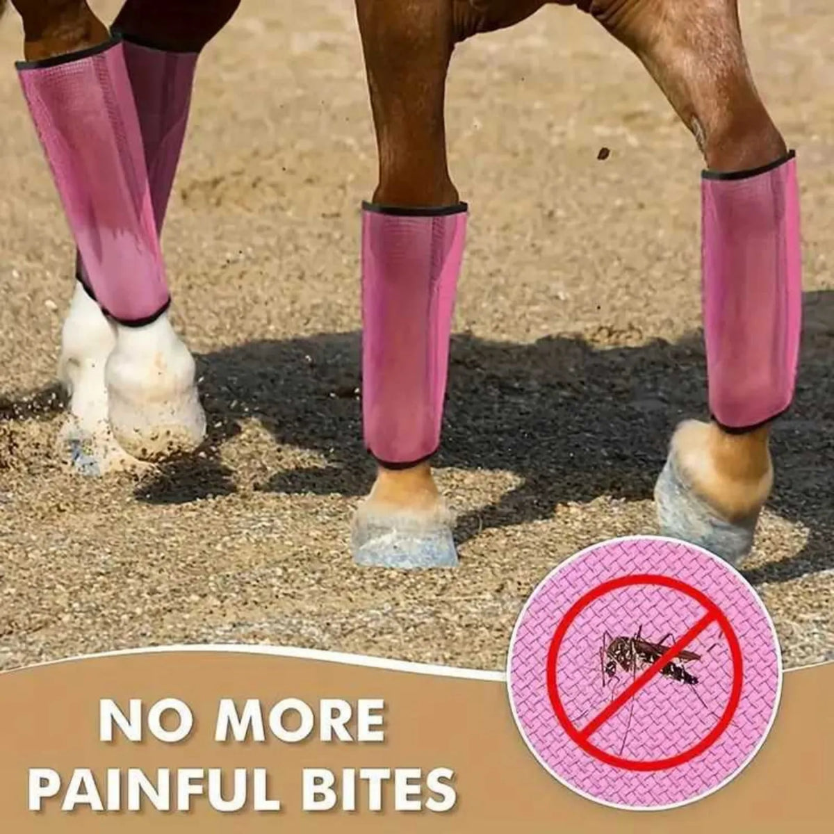 4pcs Horse Fly Boots Breathable Mesh Leg - ProPawPet.com