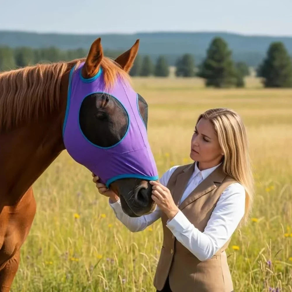 New Breathable Horse Fly Mask Anti Mosquito - ProPawPet.com