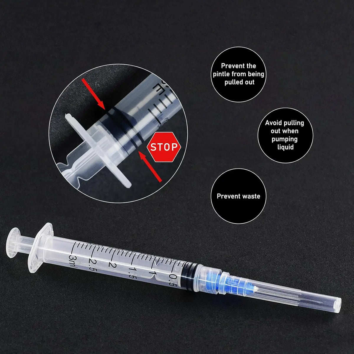3ml Disposable Luer Lock Syringe,Suitable - ProPawPet.com