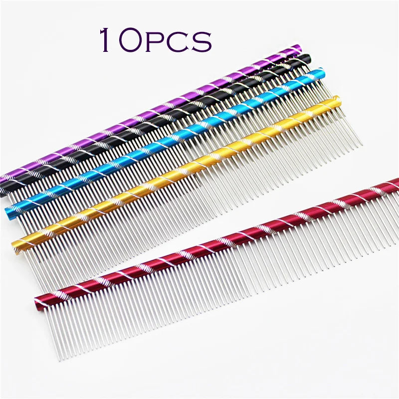 10pcs 19cm/16cm Pet Dog Comb Bright - ProPawPet.com