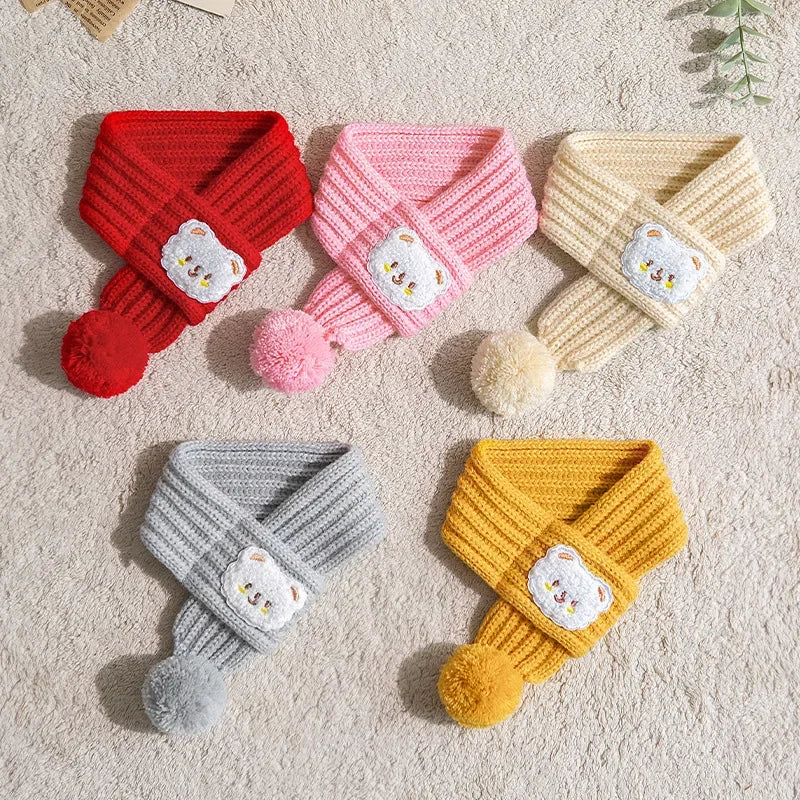 Pet Cat Winter Knitted Scarf Spring Festival - ProPawPet.com